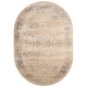 preview thumbnail 8 of 52, SAFAVIEH Agda Vintage Distressed Oriental Area Rug 5'3" x 7'6" Oval - Warm Beige - Oval