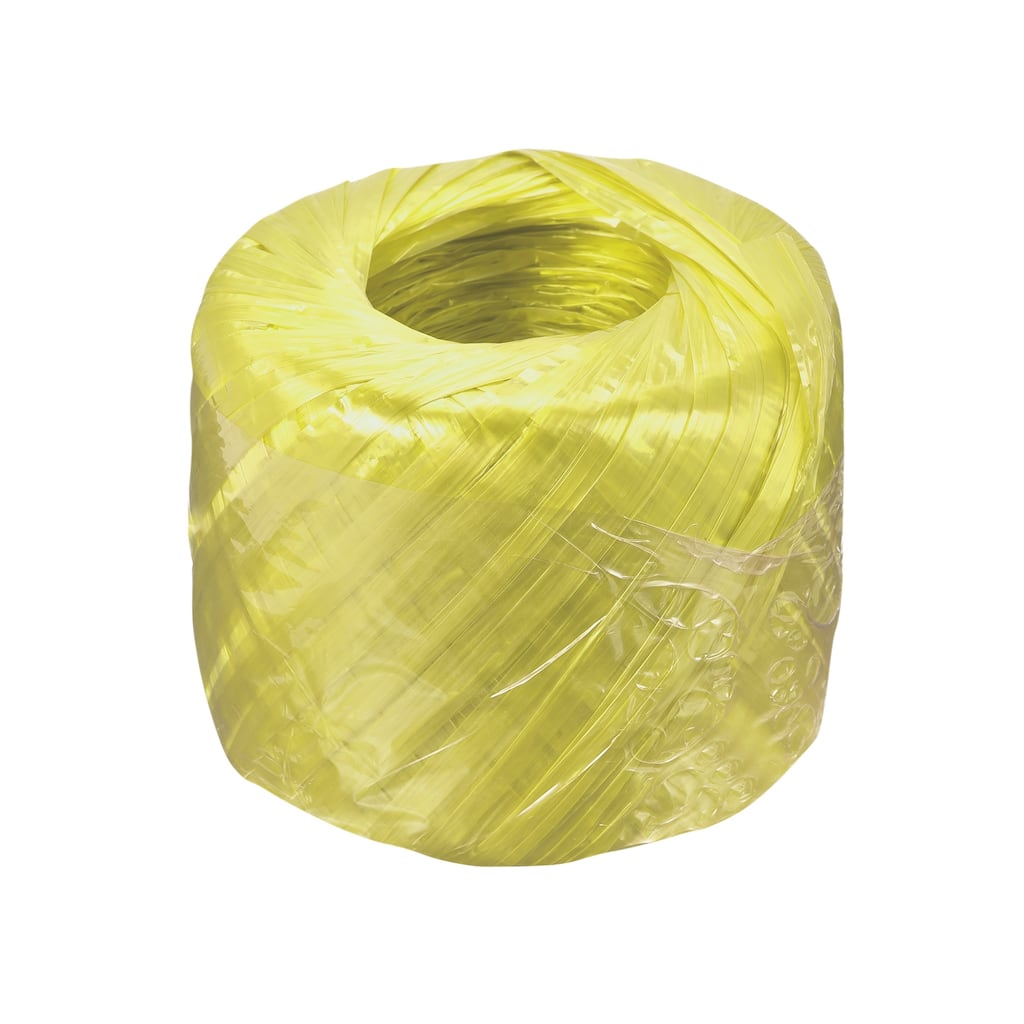 Polyester Nylon Plastic Rope Twine Bundled for Packing ,100m Yellow 1Pcs