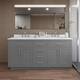 Option Dark Gray / Giotto Quartz Top / Brushed Nickel