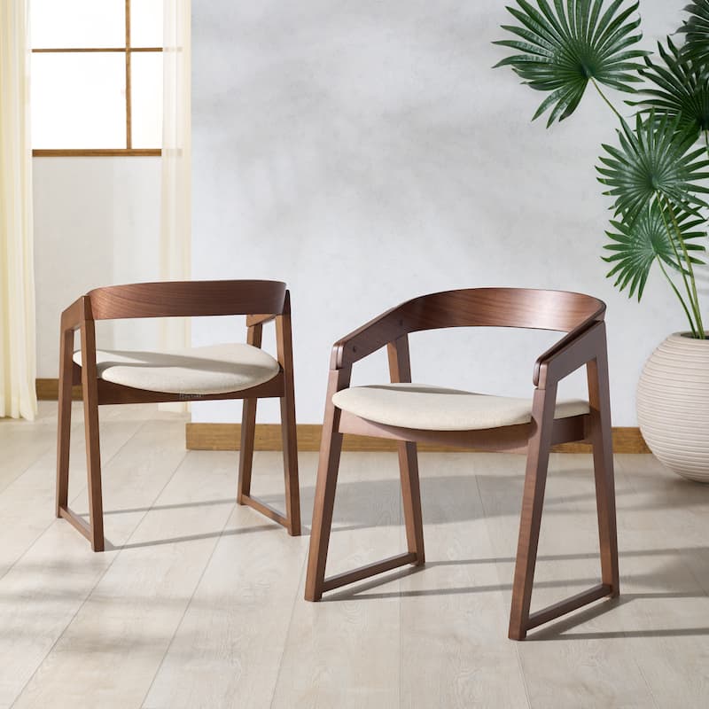 SAFAVIEH Couture Hildabryna Dining Chair (Set of 2) - 21"W x 21"D x 26"H