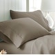 preview thumbnail 5 of 38, Becky Cameron Premium Ultra Soft 2-piece Microfiber Pillowcase Set King - Taupe