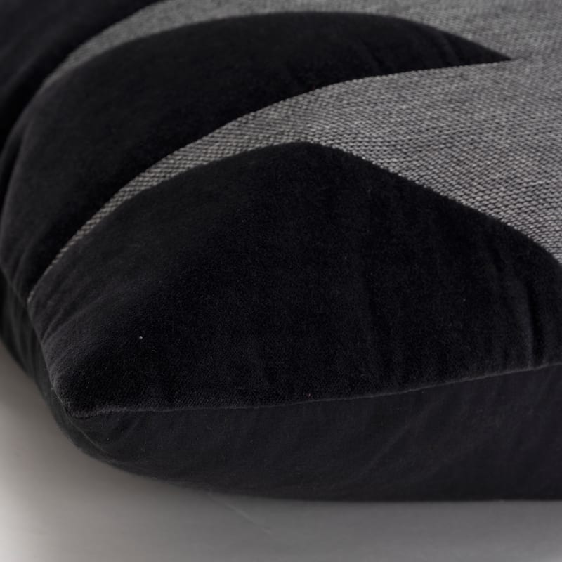 Rizzy Home Cotton Velvet Contemporary Shape Throw Pillow Cover…