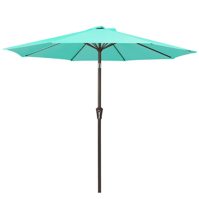 9-ft Patio Market Umbrella with UV-Risistance,Crank & Tilt