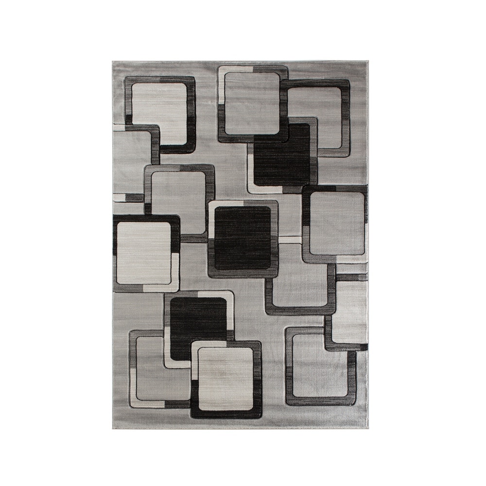 Orelsi Collection Abstract Area Rug