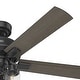 preview thumbnail 7 of 18, Hunter 52" Hartland Ceiling Fan with 3-Light LED Light and Pull Chains - Farmhouse, Transitional
