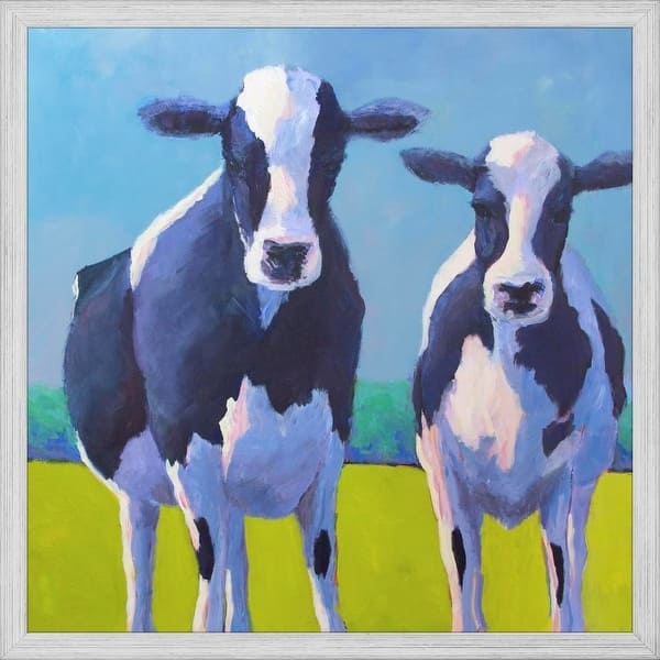 Shop Easy Art Prints Carol Young S Cow Pals Ii Premium Canvas