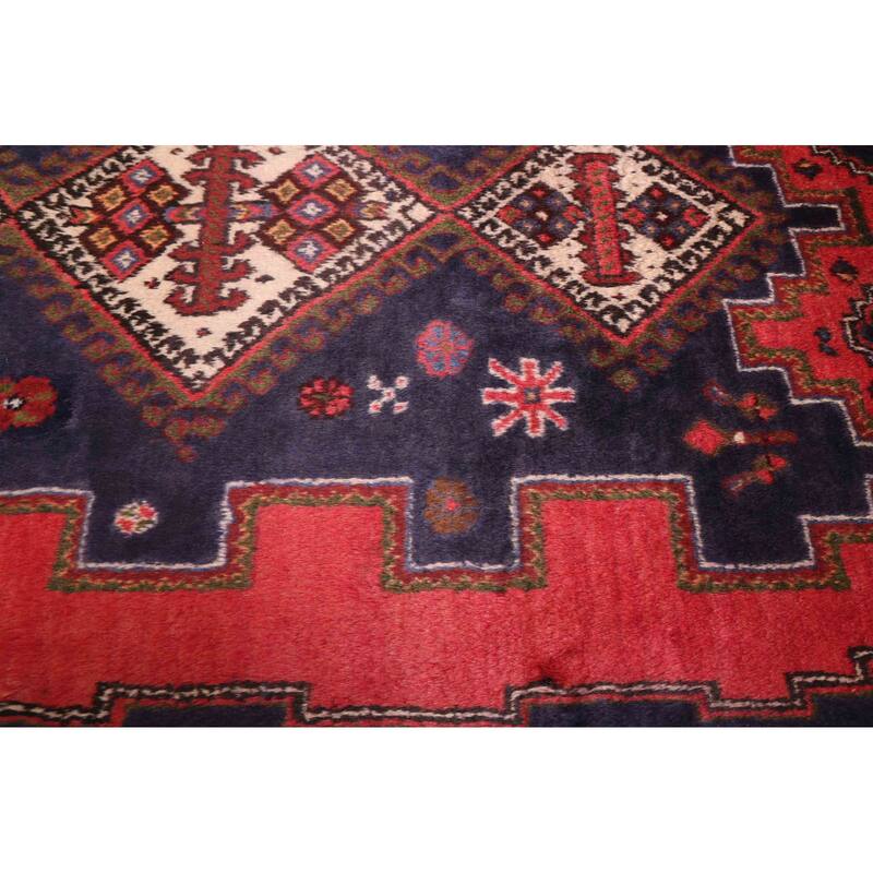 ECARPETGALLERY Hand-knotted Konya Anatolian Navy Wool Rug - 3'8 x 6'9