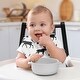 preview thumbnail 6 of 4, Woodland Moose Collection Fabric Bandana Baby Bibs (3 Pack Set) - Black and White Forest Animal Rustic Patch