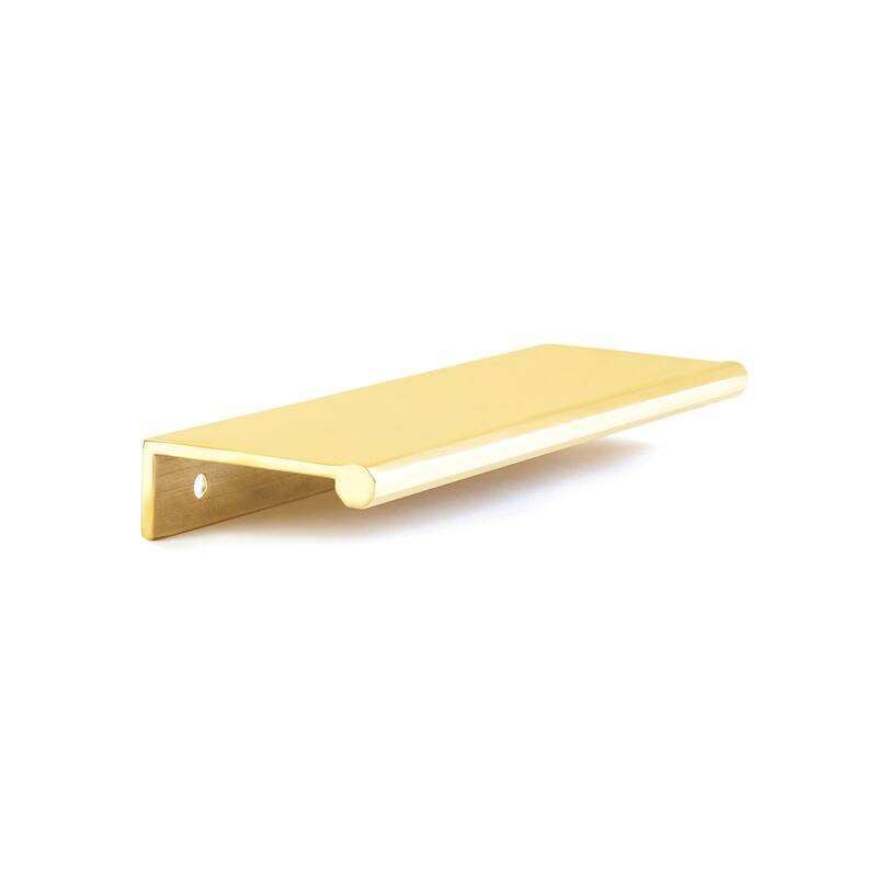 Schaub and Company 10022 Baker 5" Center to Center Solid Metal 6-1/4" - Unlacquered Brass