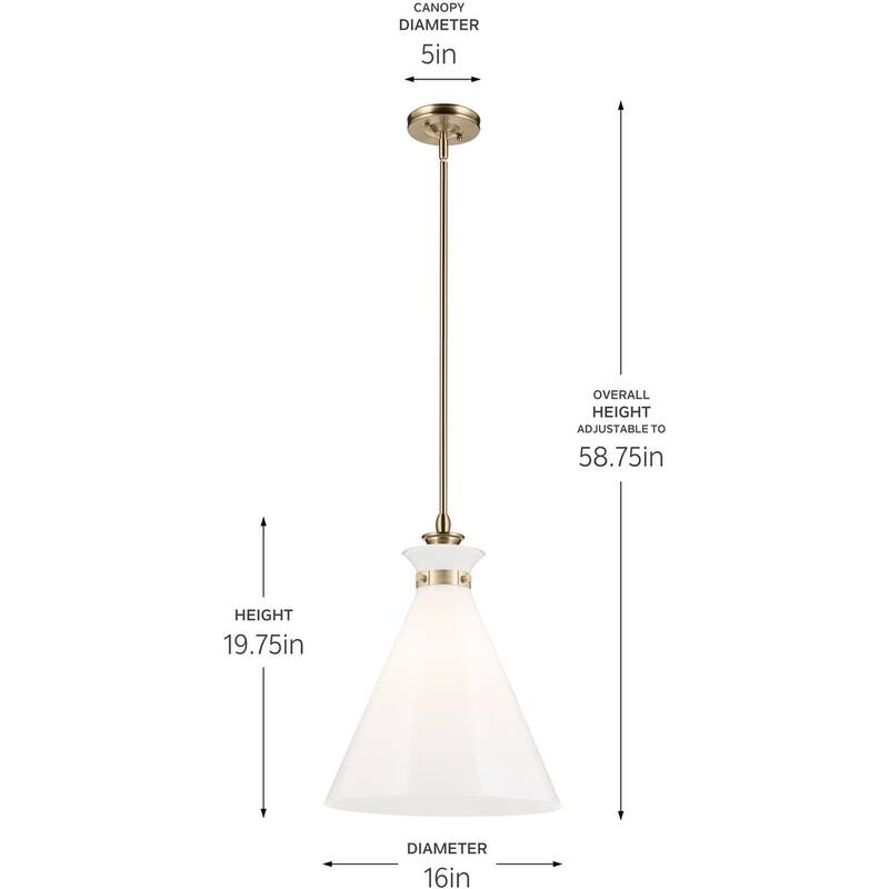 Kichler 52775 Laria 16" Wide Pendant