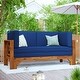 Outdoor Patio Extendable Sofa Set, Premium Hardwood Frame Sectional ...