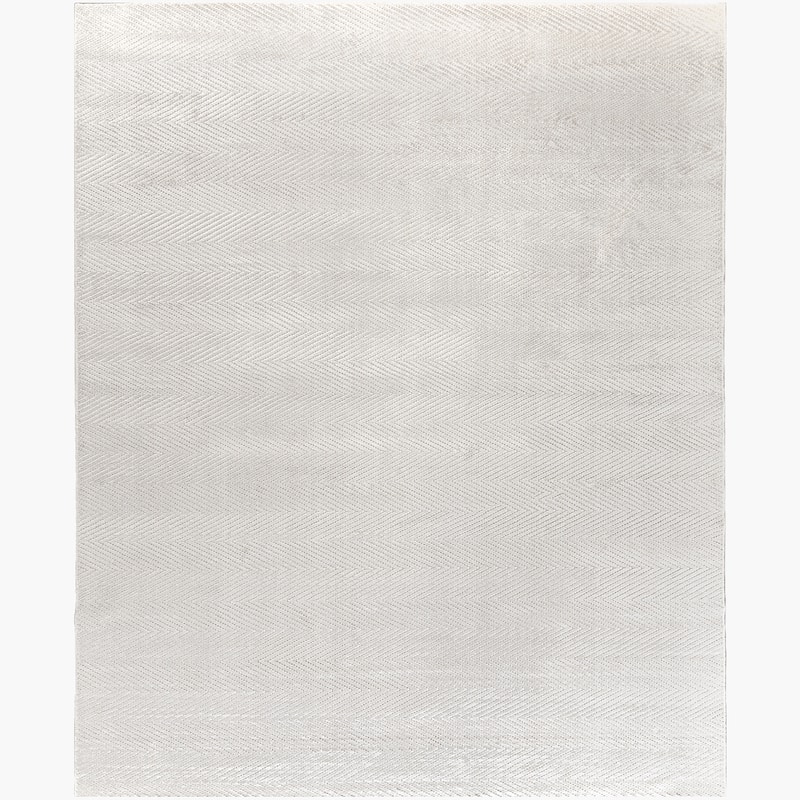 Ben Soleimani Shevra Viscose Hand Woven Rug - 6' x 9' - Silver