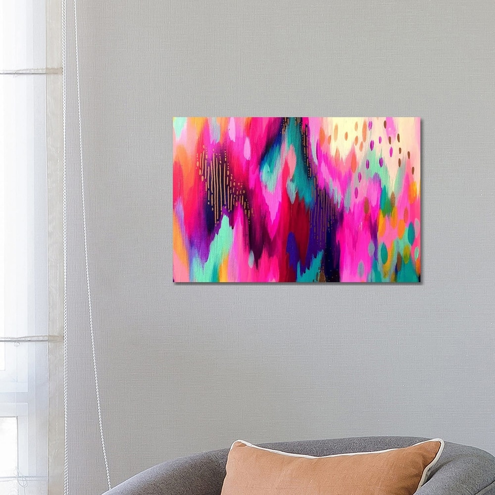 iCanvas "Bright Brush Strokes LXI" by ETTAVEE Canvas Print