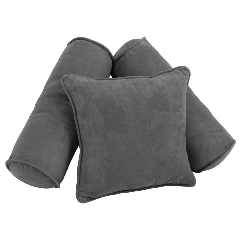 Blazing Needles Microsuede Pillow Package (Set of 3)