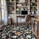 preview thumbnail 34 of 32, Beige Multi Vine Floral Stylish and Durable Area Rug