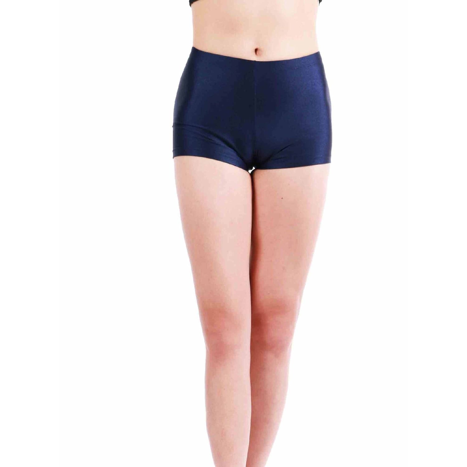 little girls in spandex shorts