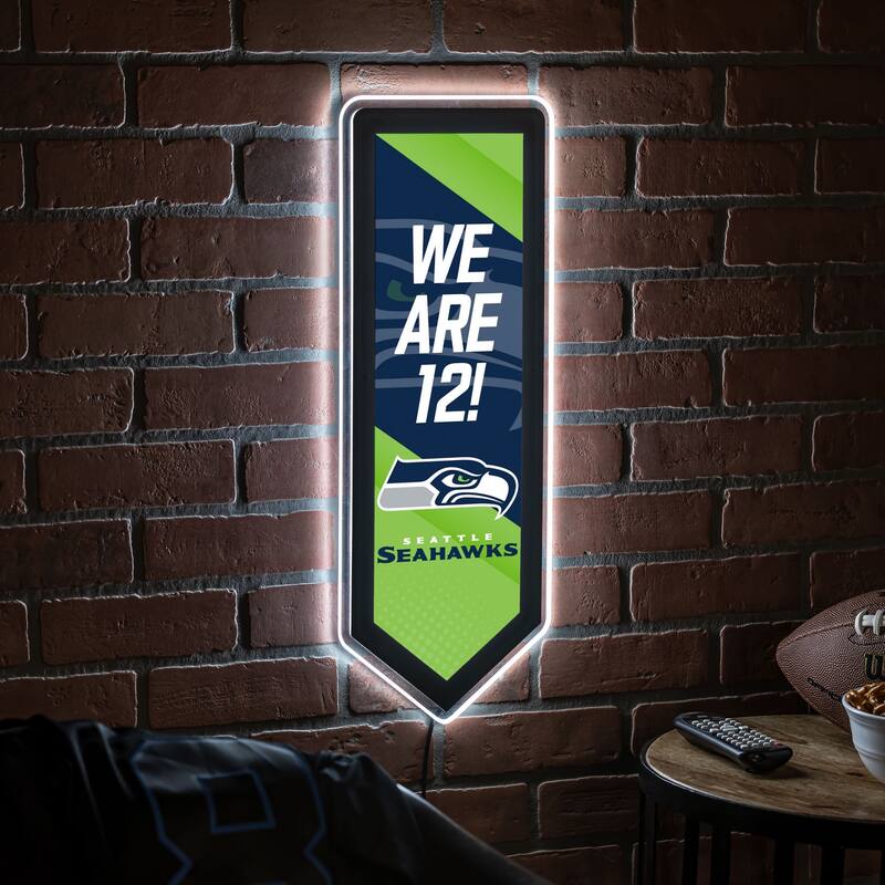 Seattle Seahawks LED Lighted Sign - Multi