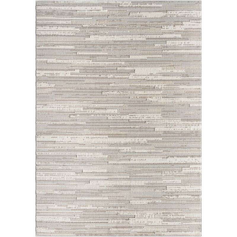 Livabliss Maguire Casual Abstract Striped Area Rug