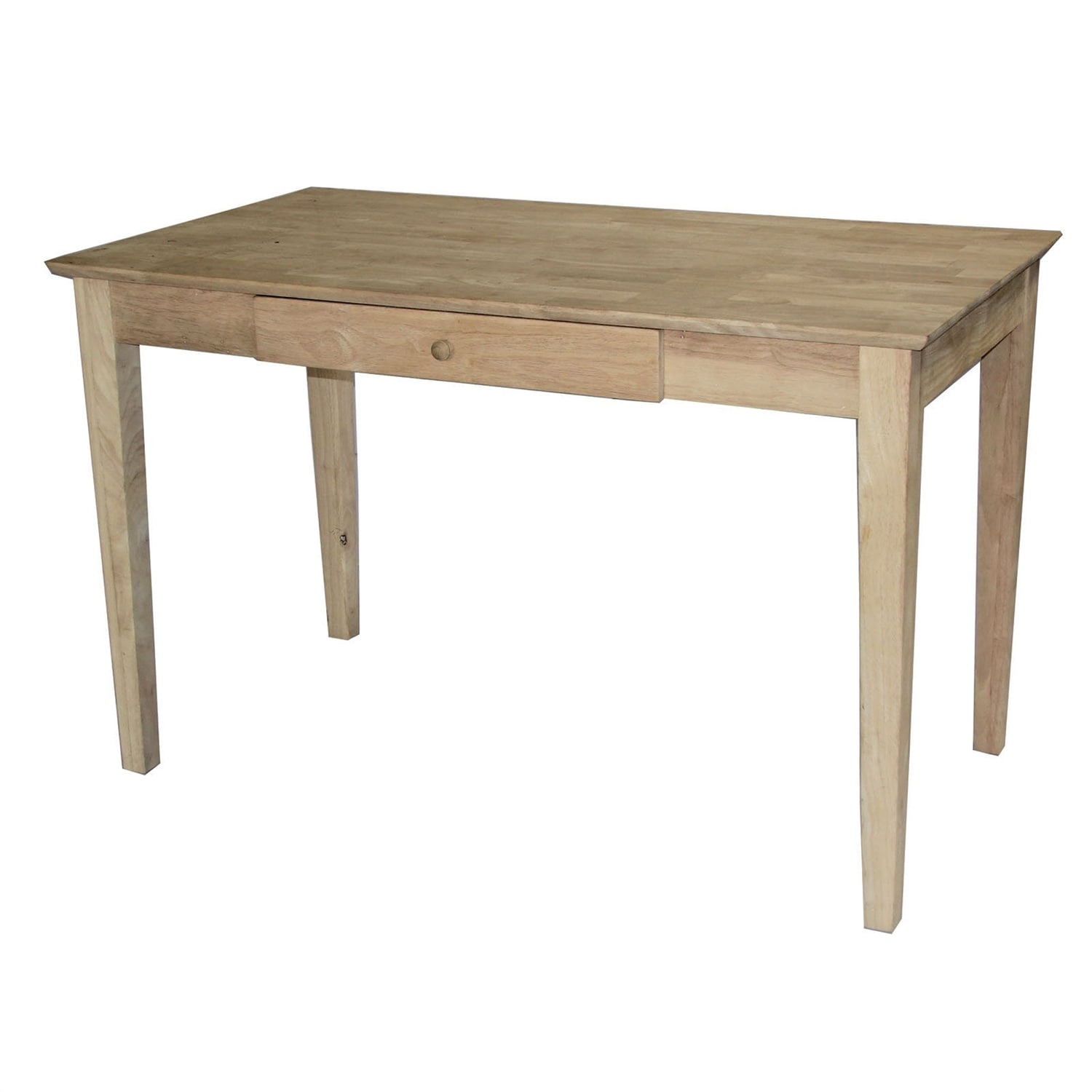 Unfinished shop wood desk
