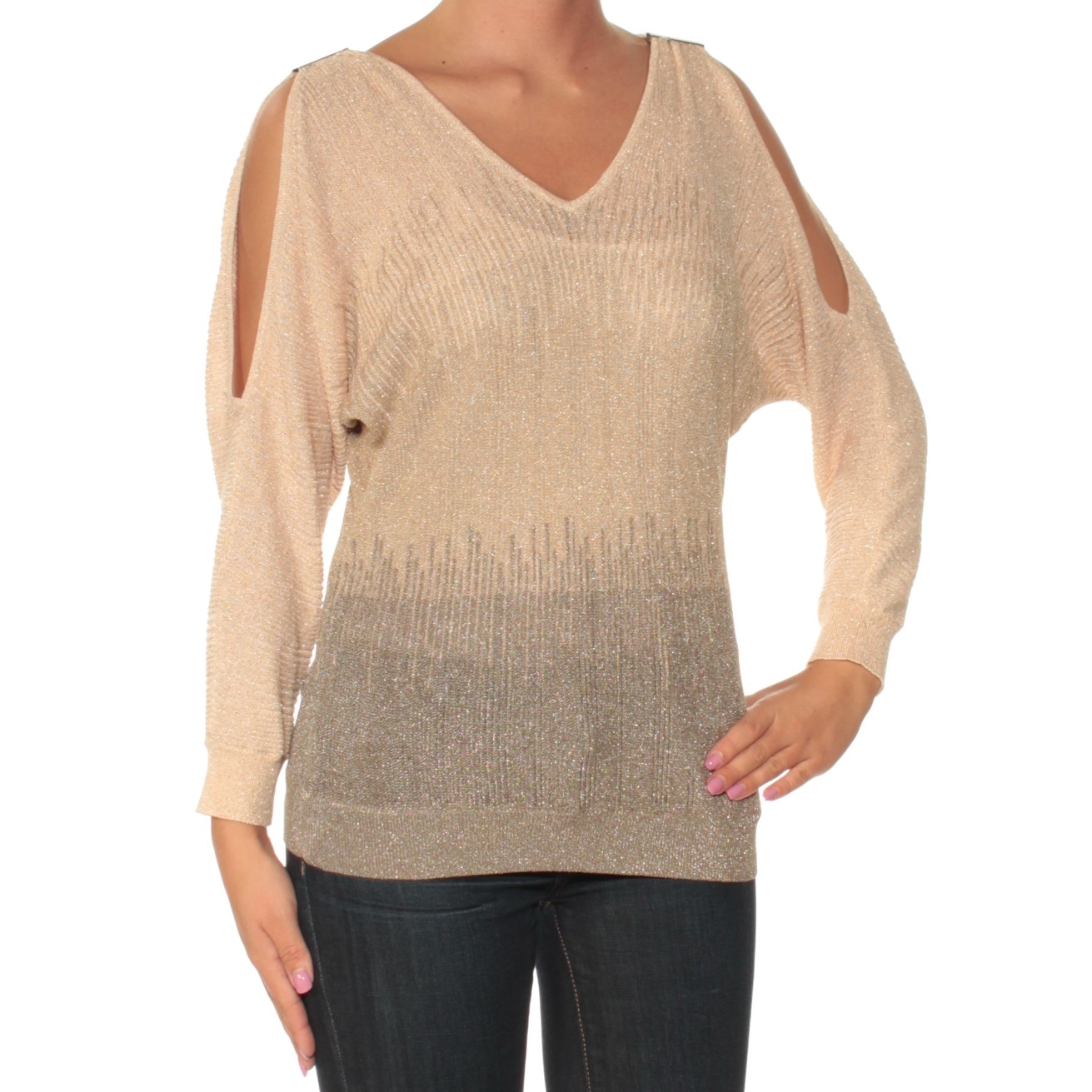 sheer beige top