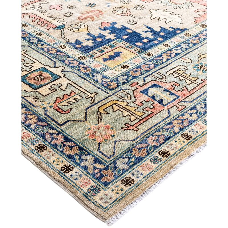 Serapi One-of-a-Kind Hand-Knotted Area Rug - Beige - 10' 2" x 14' 0"