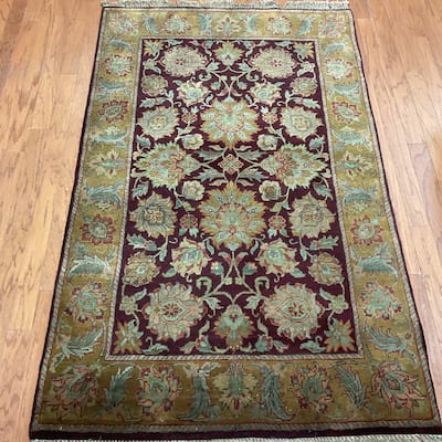 HERAT ORIENTAL Handmade Mahal Wool Rug - 4' x 6'