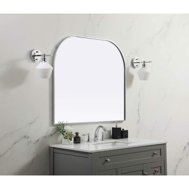 Elegant Lighting MR1B4034 Blaire 40" W x 34" H Modern Arched Bathroom