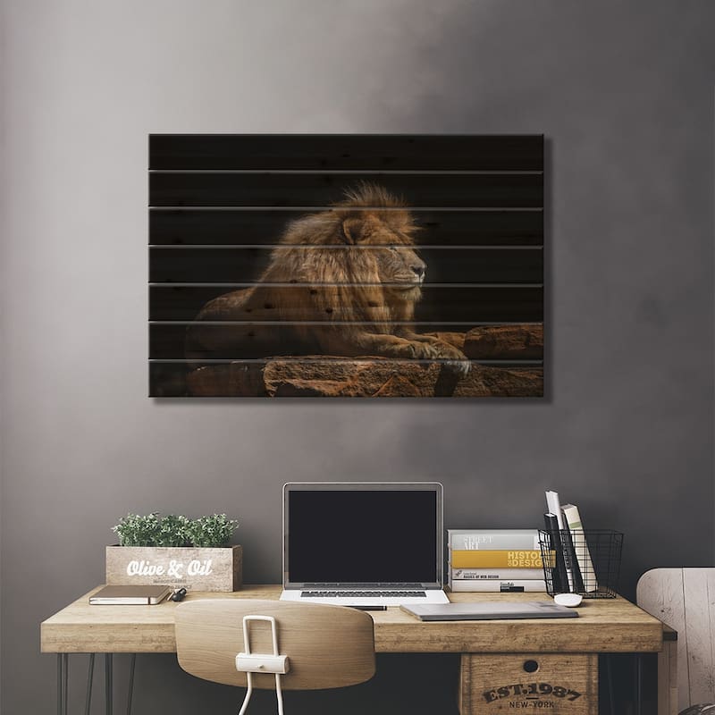 Lazarus Print On Wood by David Whelan - Multi-Color