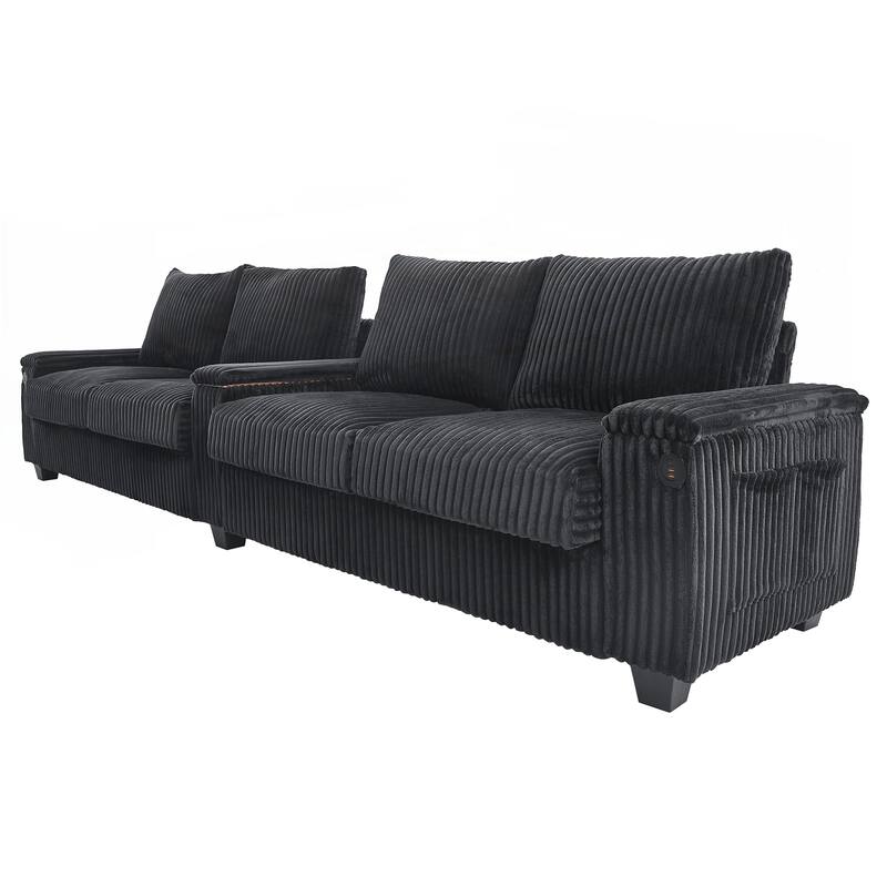 133inch 4-seater Corduroy Sofa Couch