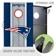 preview thumbnail 4 of 5, New England Patriots NFL Compact 2x3 Tailgate Cornhole Board Set