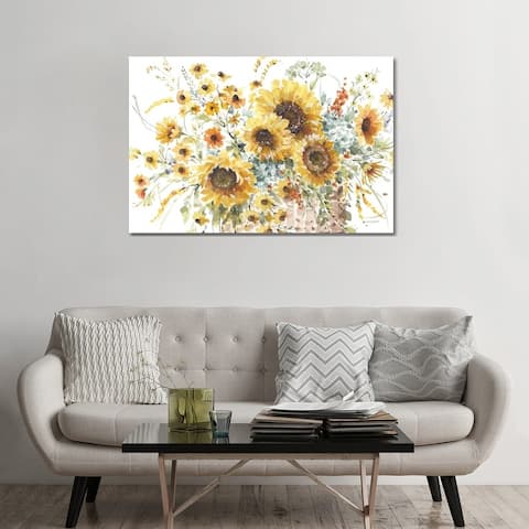 iCanvas "Sunflowers Forever I" by Lisa Audit Canvas Print