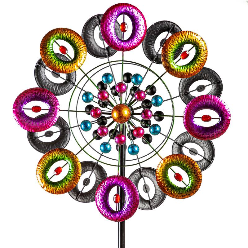 75 in. Musical Notes Metal Wind Spinner