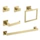 preview thumbnail 26 of 32, PROOX 5 Piece Bathroom Hardware Sets Brushed Gold