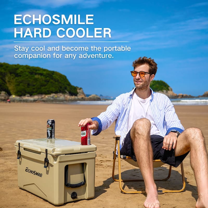EchoSmile 35 qt. Rotomolded Cooler
