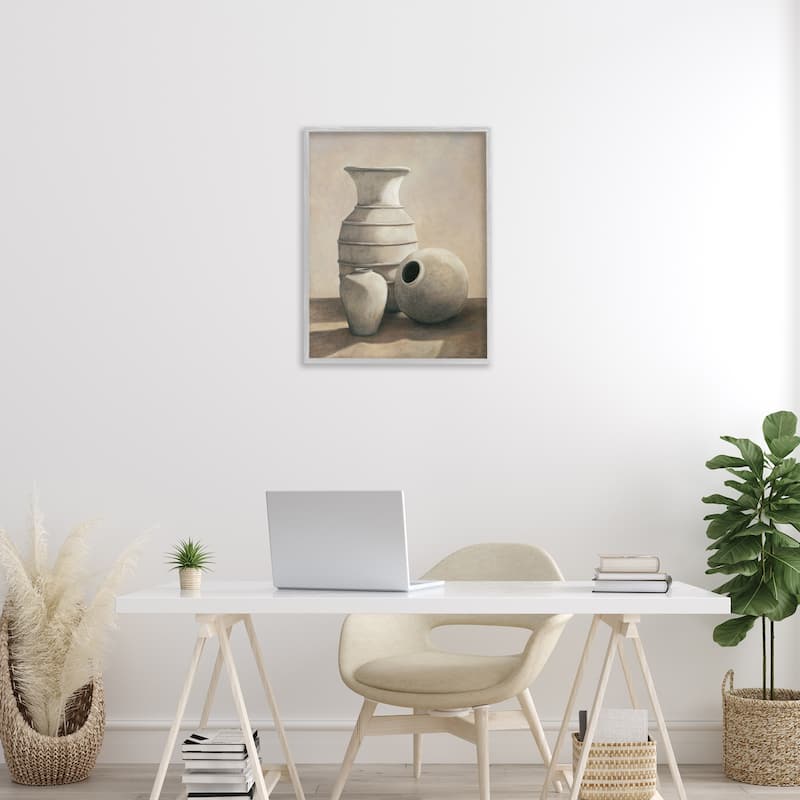 Stupell Traditional Vessels Still Life Framed Giclee Art Design By André Mazo