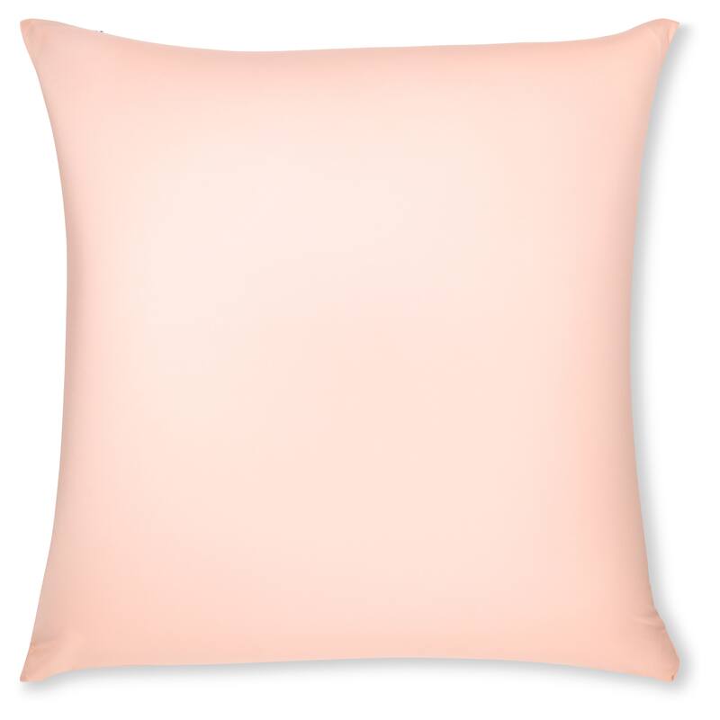 Throw Pillow Cozy Soft Microbead Cream Peach: 1 Pc - | 22 x 22 |