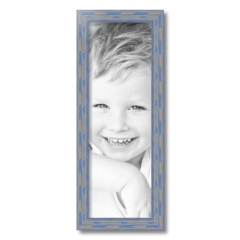 ArtToFrames Rustic Waves 8x24 Inch Picture Frame, 1.50 Inch Wood Poster Frame Available in Multiple Colors (56673-8x24)