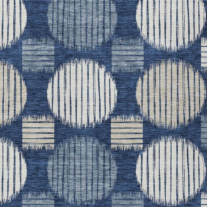 HomeRoots Geometric Transitional Rectangle Outdoor Rug