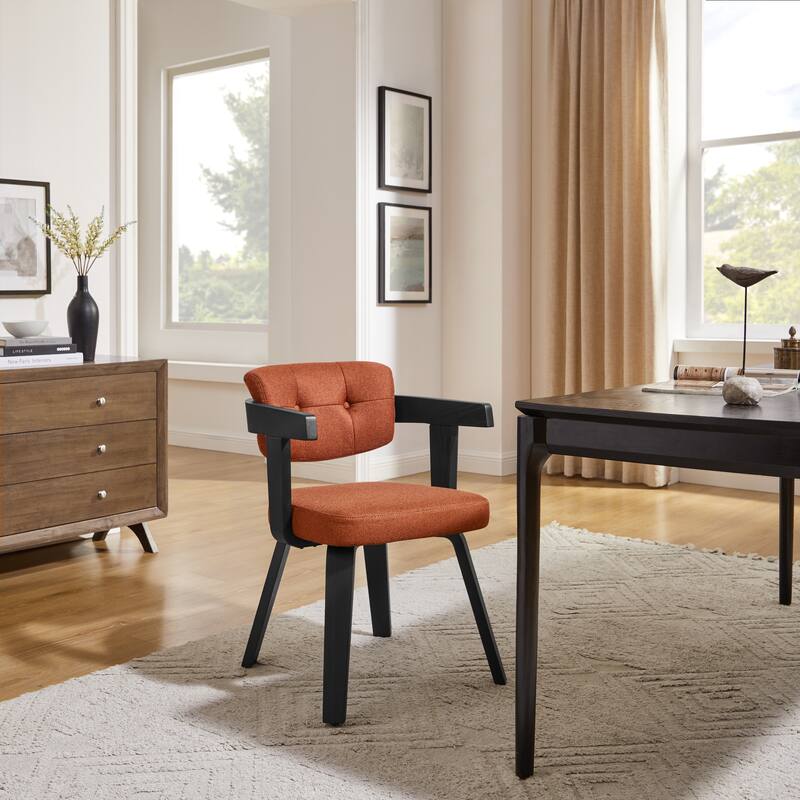 Art Leon Mid-century Modern Fabric Armchair