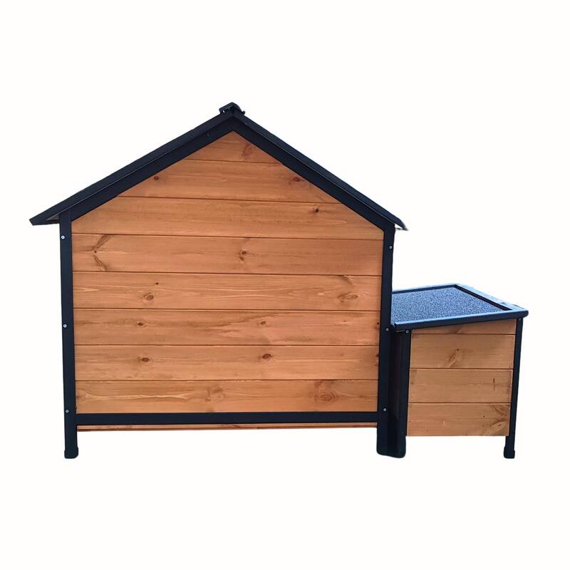 Outdoor & Indoor Unique All-Around Iron Frame Dog Kennel, Wearable and Strong Dog House for Playground
