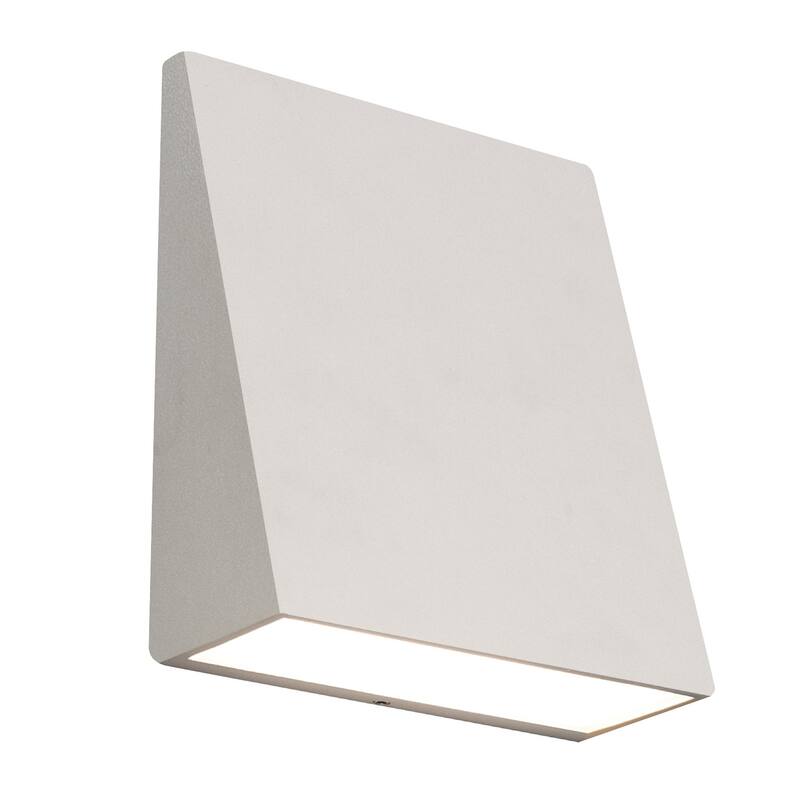 AFX WTNW0810LAJUD Watson 10" Tall Outdoor Wall Sconce - White