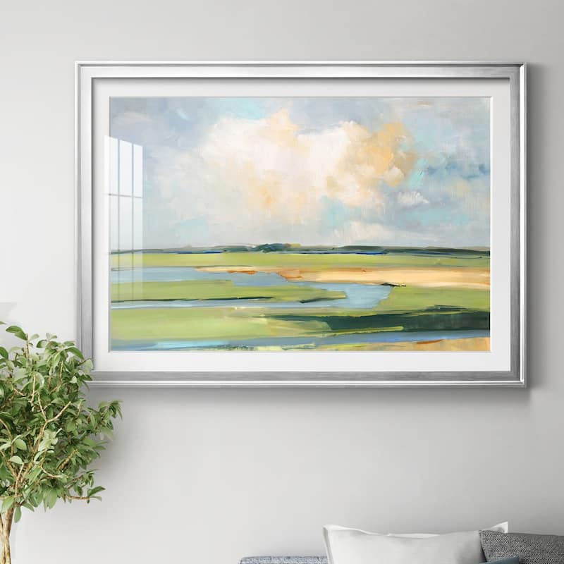 Pastel Horizon II Premium Framed Print - Ready to Hang