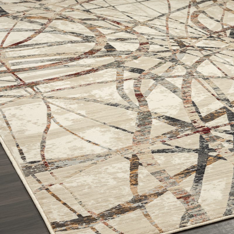 Petra Travertine/Earth Area Rug
