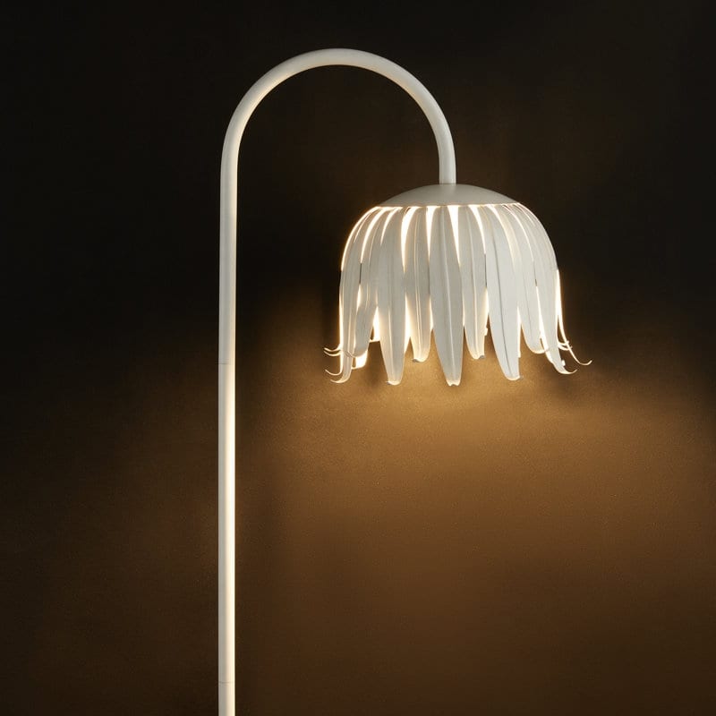 Acroma - 60.88" Arched Steel Dimmable Floor Lamp - N/A