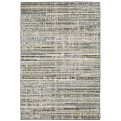 Coolidge Blue Green Abstract Outdoor Casual Area Rug