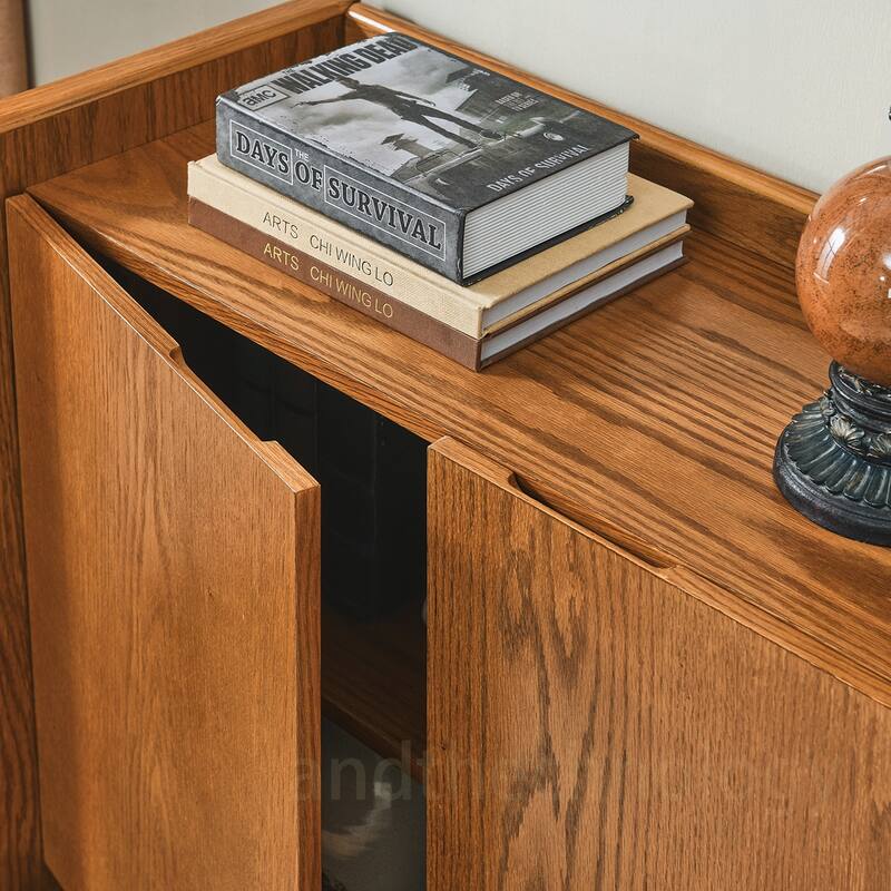 Walnut Wooden Storage Cabinet