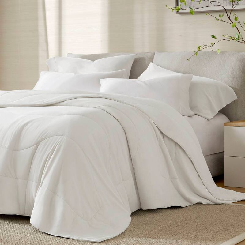 Harbor House Cool Touch Reversible Tencel Blanket - Full/Queen - White