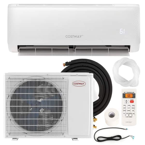 18,000 BTU Mini Split Air Conditioner AC Unit with Heat Pump Bed Bath