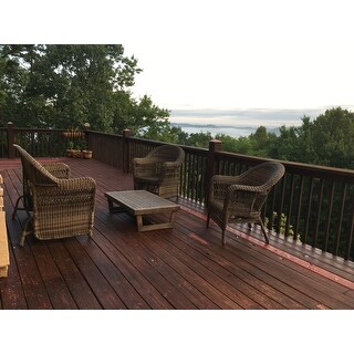 Sherwood Outdoor Acacia Wood Coffee Table by Christopher Knight Home