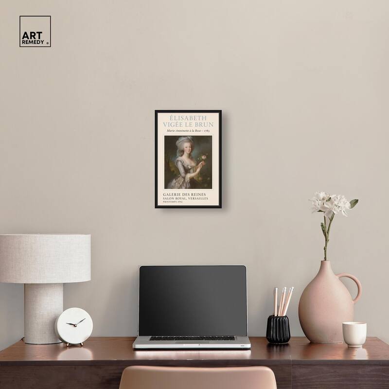 Queen and the Rose Canvas by Art Remedy